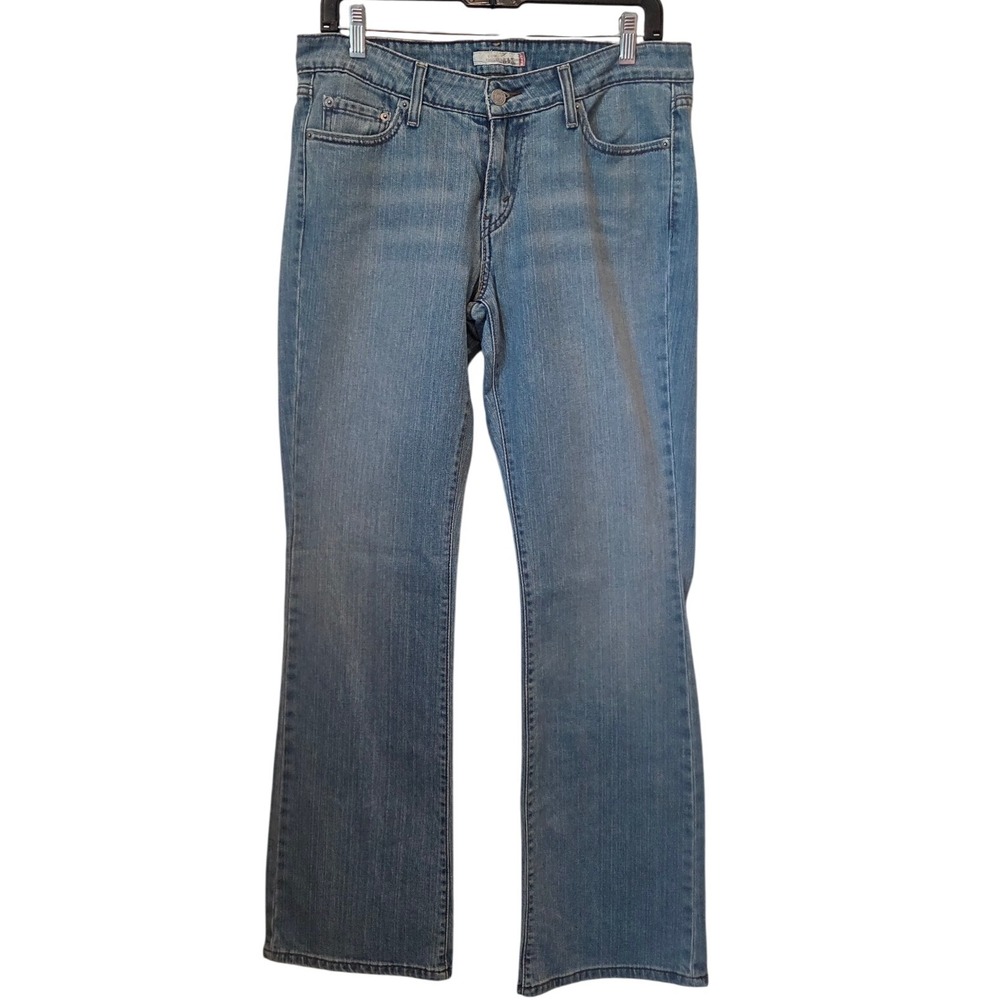 Levis Low Boot Cut 545 Jeans Women's Denim Blue Classic Casual Pants Size 8